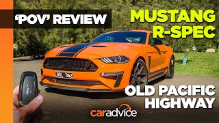 2020 Ford Mustang RSpec POV Review  CarAdvice [upl. by Reilamag]