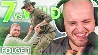 😱😂TRYMACS reagiert auf 1 FOLGE 7vsWILD in KANADA  Trymacs Stream Highlights [upl. by Lupee]