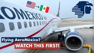 Flying AEROMEXICO from Chicago to Mexico City on the 737800 [upl. by Eenwahs]