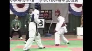 Korean TKD Nationals Feather Weight Finals [upl. by Brittani16]