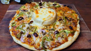 Dominos Style Volcano Cheese Pizza 😱  The Best Pizza Youll Ever Eat [upl. by Dow]