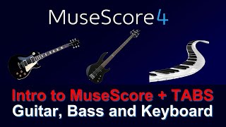 How to Use MuseScore 4 Tutorial for Beginners  Guitar Bass amp Keys musescore4 musescore [upl. by Ayikan]