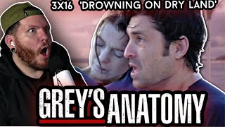 Meredith gave up and Im SUPER emotional  Greys Anatomy REACTION 3x16 Drowning on Dry Land [upl. by Obadiah]