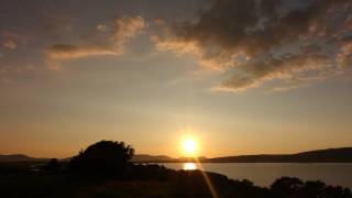 Sunset time lapse  Waterville Co Kerry Ireland [upl. by Rehotsirk497]