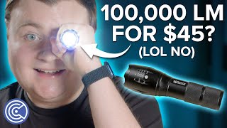 EliteTac Scam World’s Brightest Flashlight  Krazy Ken’s Tech Talk [upl. by Atsedom102]