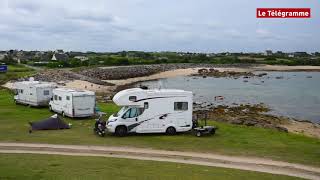 Plouescat 29 Poulfoën camping avec vue sur mer [upl. by Kling]