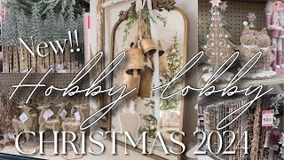 NEW HOBBY LOBBY CHRISTMAS COLLECTION 2024  HIGH END HOME TRENDS [upl. by Najed283]