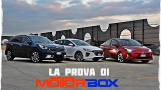 Hyundai Ioniq Toyota Prius Kia Niro  Ibride quale scegliere [upl. by Adnalra]