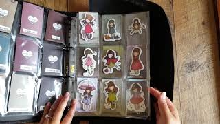 Santoro Gorjuss Girls Mini Stamps Complete Collection ALL 60 no1  no60 amp Project Share [upl. by Gnen760]