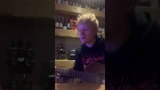 Ed Sheeran  quotTidesquot  FIRST ever LIVE acoustic performance  IG live 311021 [upl. by Tollman173]