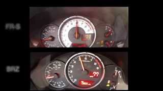 TURBO BRZ vs STOCK FRS 060 AND ACCELERATION [upl. by Niveg]