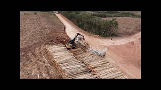 Operação Florestal de colheita e carregamento  Rio Grande do Sul [upl. by Merlina]