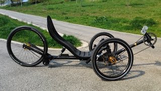 Homemade Carbon Fibre Recumbent Trike [upl. by Nakeber174]