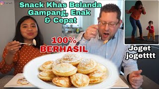 BIKIN POFFERTJES JAJANAN SIMPLE KHAS BELANDA UNTUK SUAMI amp ANAK [upl. by Ernaldus]