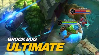 GROCK BUG 2024  ULTIMATE WITH FIRST SKILL  MLBB BUG  FULL TUTORIAL  TAGALOG [upl. by Ardnekat]