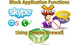 How to Block Application Functions Using ClearOS 2014 [upl. by Areehs]