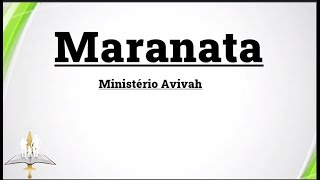 Maranata  Ministério Avivah Playback e Letra [upl. by Whelan]