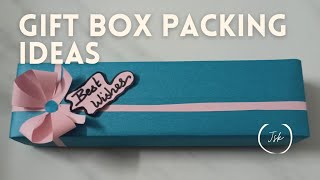 how to pack a gift box for penpencilgift box packing ideasorigami gift boxjskgallery [upl. by Anwahsit663]