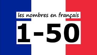 🇫🇷 French NUMBERS 1️⃣  5️⃣0️⃣ Les NOMBRES en Français 150 🇫🇷 [upl. by Yatnoj568]