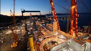 Johan Castberg topside installation [upl. by Weibel440]