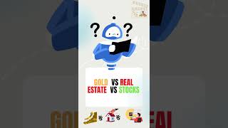 Where to Invest  Gold Vs Real estate Vs Stocks investment return stocks trending today money [upl. by Gilmer160]