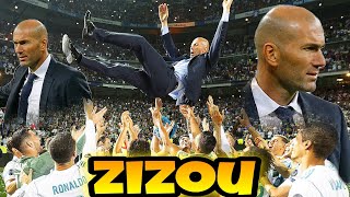 LA HISTORIA DE ZIDANE COMO ENTRENADOR DEL REAL MADRID TODOS SUS EXITOS [upl. by Forland463]