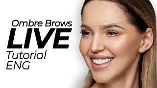 Ombre Brows Tutorial  FREE INTENSE COURSE [upl. by Modesty295]