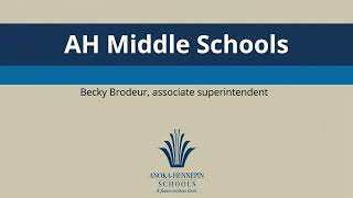 AnokaHennepin Middle School Program Review [upl. by Sharp]