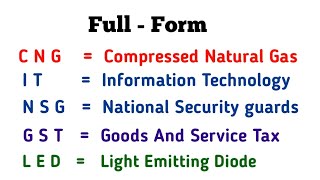 Full  Form ।। Learning Point ।। [upl. by Zhang]