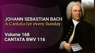 JS Bach Du Friedefürst Herr Jesu Christ BWV 116  The Church Cantatas Vol 168 [upl. by Nylanaj]