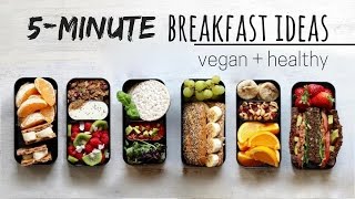 QUICK VEGAN BREAKFAST IDEAS » bento box style [upl. by Kellda591]