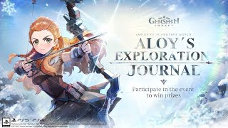 Aloys Exploration Journal Web Event  Earn 40 Primogems [upl. by Terrej]