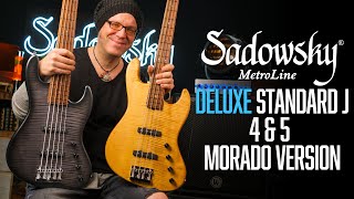 NEW SADOWSKY MetroLine DELUXE Standard J 4 amp 5String  Morado Fingerboard  Demo w Lars Lehmann [upl. by Deppy505]