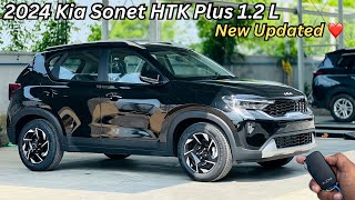 New Updated ✅ Kia Sonet HTK Plus 12 Ltr Manual Full Detailed Review 😍 New Features ❤️ Sonet 2024 [upl. by Sac]