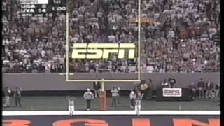 Virginia vs Georgia 1995 Peach Bowl [upl. by Maggs]