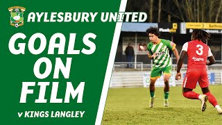 GOALS ON FILM  Aylesbury United 12 Kings Langley  Brayden Daniel scores first goal for the Ducks [upl. by Ynnaj]