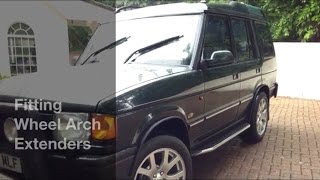 Landrover Discovery1  How to Fit Wheel Arch Extensions [upl. by Urba813]