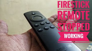 Amazon Fire stick Remote Stopped working  भारतीय जुगाड़ क्या करे। [upl. by Leuqram]