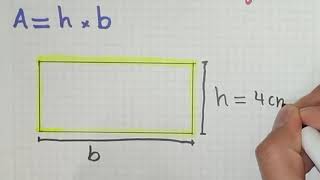 Como sacar el AREA de un RECTANGULO Formula y Ejercicio resuelto [upl. by Nimar]