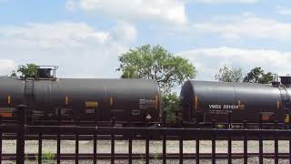 BNSF Eb VLUBBWW with warbonnet dpu arriving in BrownwoodTx 06162024 [upl. by Girhiny]