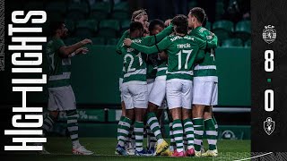 Resumo  Taça de Portugal Sporting CP 80 Dumiense FC [upl. by Ardnayek]