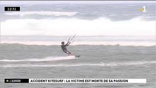 Accident kitesurf  la victime est morte de sa passion [upl. by Yeargain]