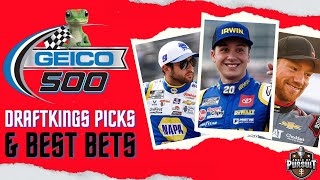 2022 NASCAR DraftKings Picks and Best Bets Geico 500 at Talladega [upl. by Noryb400]