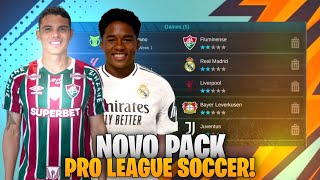 SAIU MAIS UM PACK ATUALIZADO PARA O PRO LEAGUE SOCCER [upl. by Reinar]