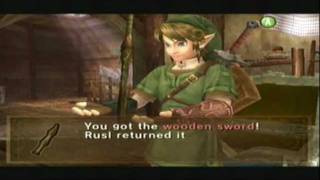 Zelda Twilight Princess  Keep The Wooden Sword GCN [upl. by Angie488]