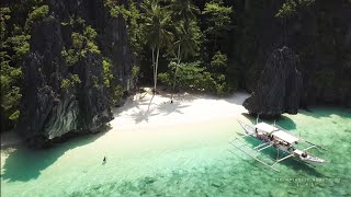 EL NIDO in 4K JEWEL OF THE PHILIPPINES 15 minutes deep relaxation with epic drones shot [upl. by Haraj284]