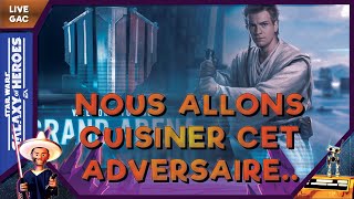 Que cest dur le 3v3 en ce moment On affronte un Padawan obi   SWGoH FR [upl. by Owiat324]