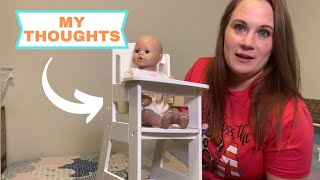 Watch BEFORE You Buy Melissa amp Doug Play High Chair Review [upl. by Ellekcim]