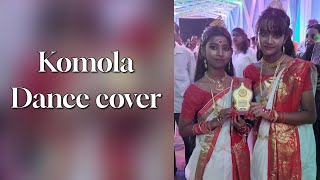 KOMOLA NITTO KARE  Ankita Bhattacharyya  Folk song dance 💃 youtuber bengalidancevideo trending [upl. by Eenattirb716]