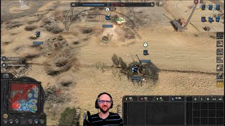 Company of Heroes 3  3v3 Landaplatz Gazala  Eine Frieda für alle Fälle [upl. by Nylessej]